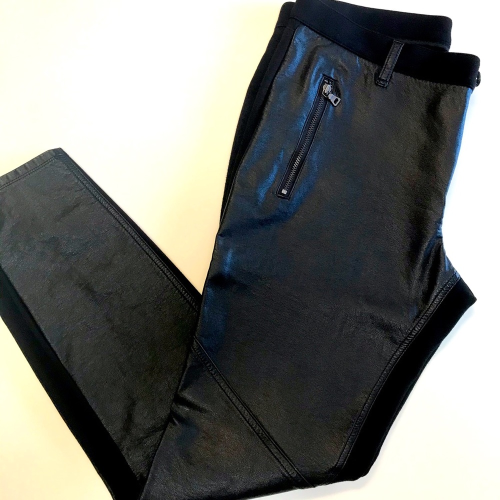 DKNY faux leather